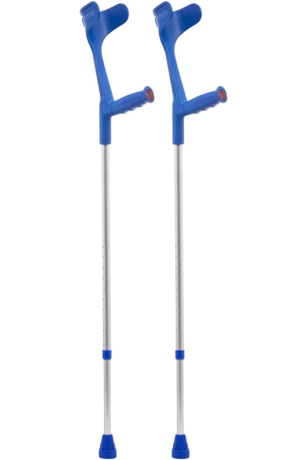 Dr. Paul Koch Unterarmgehstützen – leichte Aluminium-Gehhilfen, höhenverstellbar mit Reflektoren und Softgriffen