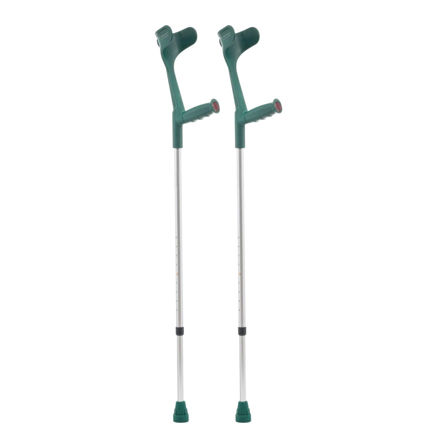 Dr. Paul Koch Unterarmgehstützen – leichte Aluminium-Gehhilfen, höhenverstellbar mit Reflektoren und Softgriffen