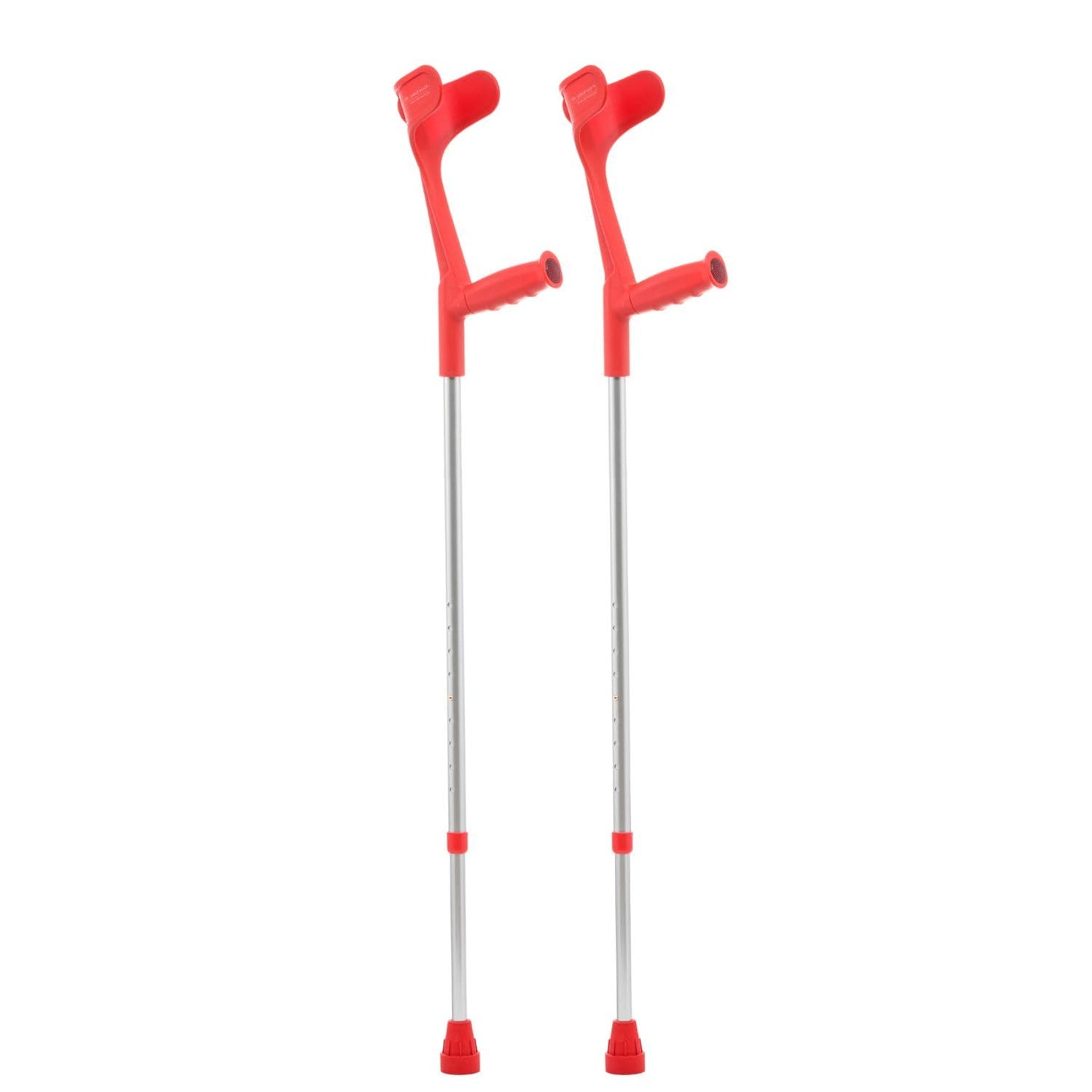 Dr. Paul Koch Unterarmgehstützen – leichte Aluminium-Gehhilfen, höhenverstellbar mit Reflektoren und Softgriffen