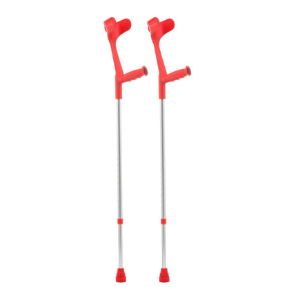 Dr. Paul Koch Unterarmgehstützen – leichte Aluminium-Gehhilfen, höhenverstellbar mit Reflektoren und Softgriffen