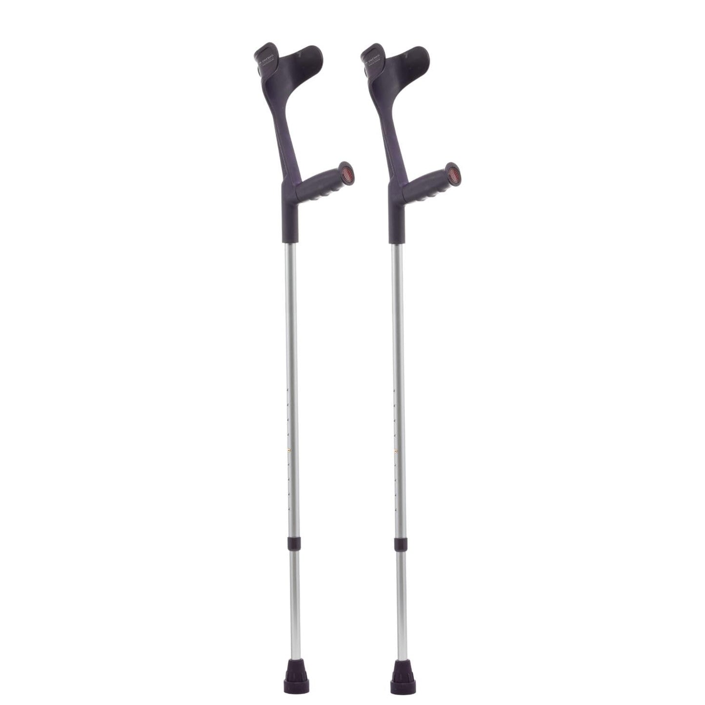 Dr. Paul Koch Unterarmgehstützen – leichte Aluminium-Gehhilfen, höhenverstellbar mit Reflektoren und Softgriffen