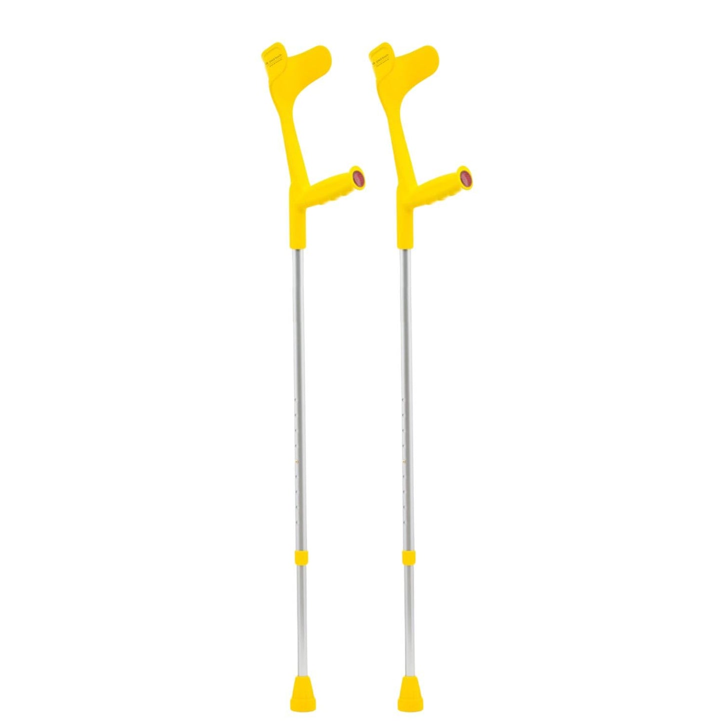 Dr. Paul Koch Unterarmgehstützen – leichte Aluminium-Gehhilfen, höhenverstellbar mit Reflektoren und Softgriffen