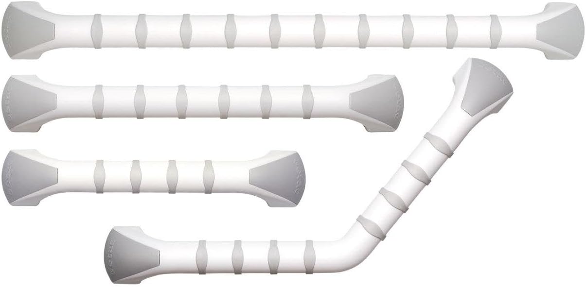 Etac Wandhaltegriff 40 cm – ergonomischer, rutschfester Haltegriff mit Aluminiumkern, bis 160 kg belastbar