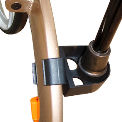 Drive Medical Rollator Nitro – eleganter Aluminium-Rollator mit großen Rädern, Sitz und Faltmechanismus