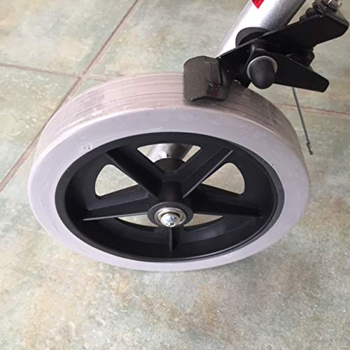 Trendmobil Rollator LR 56 – leichter Aluminium-Rollator mit Sitz, Korb und höhenverstellbaren Griffen