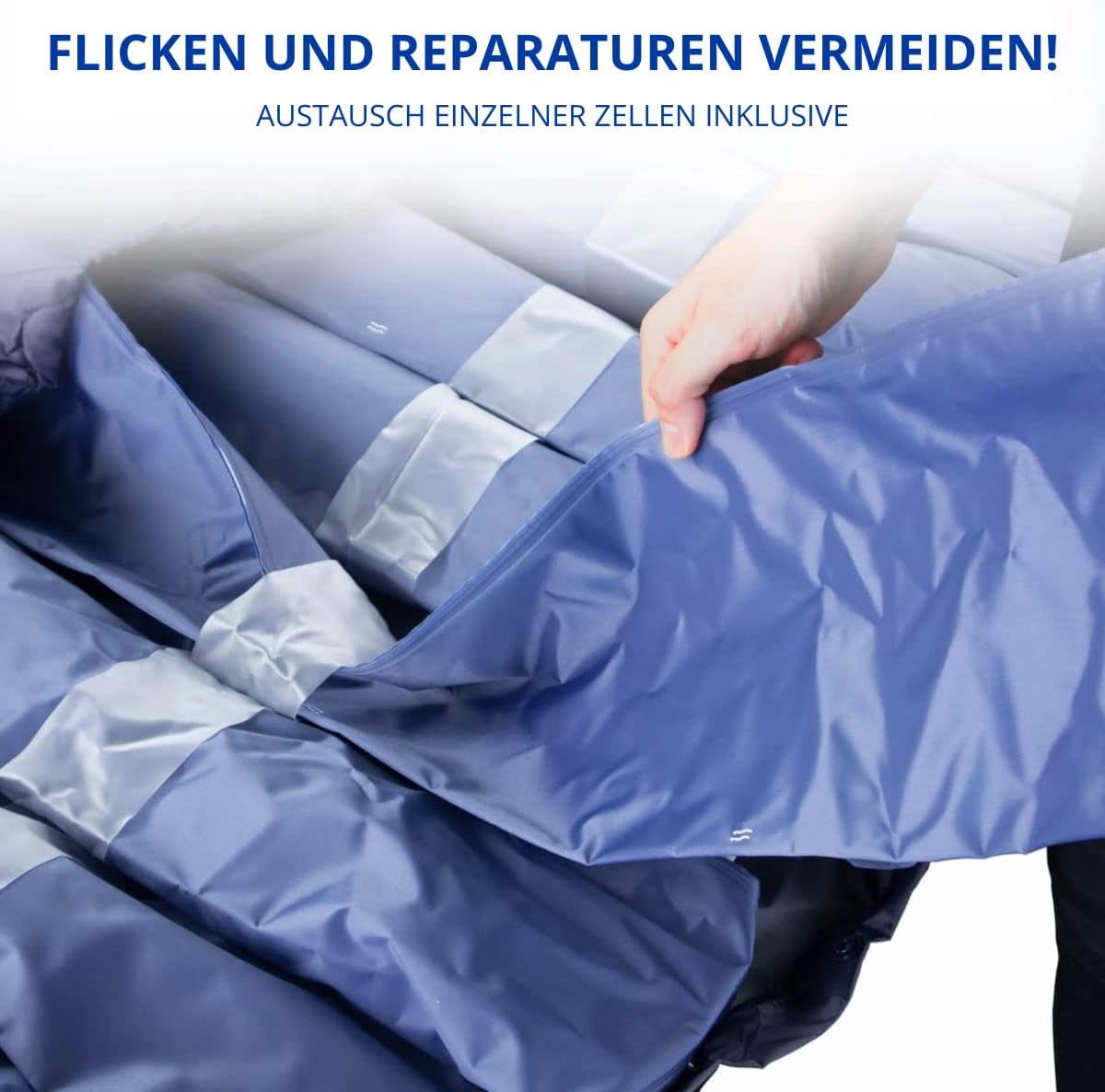 Mobiclinic Mobi 2 Anti-Dekubitus-Matratze – Luftzellen-System mit Kompressor, Druckentlastung bei Dekubitus Grad 1–2