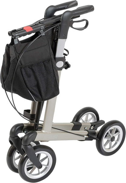 Rehasense Rollator Server – leichter Aluminium-Rollator, faltbar, bis 150 kg belastbar
